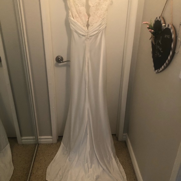 Wedding dress. Paloma Blanca. Size 8. Altered. - Picture 10 of 14
